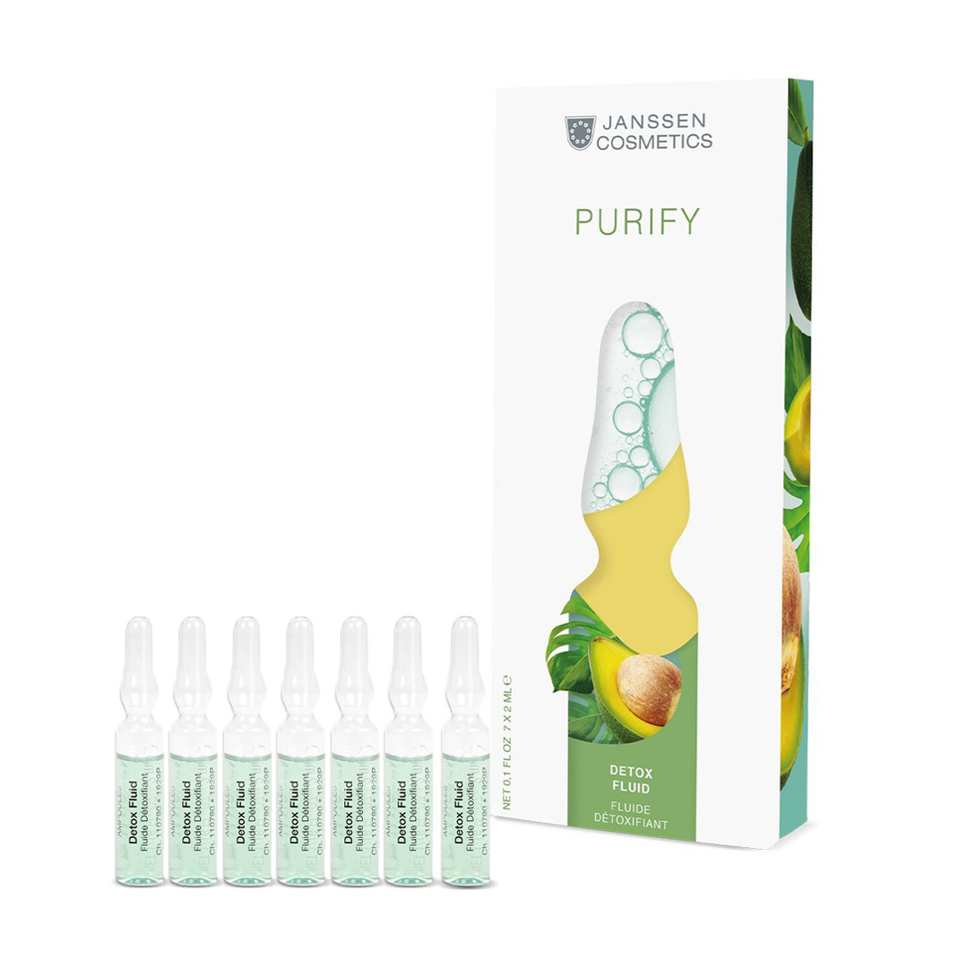 Детокс флюїд для обличчя Janssen Cosmetics Ampoules Detox Fluid, 7*2 мл